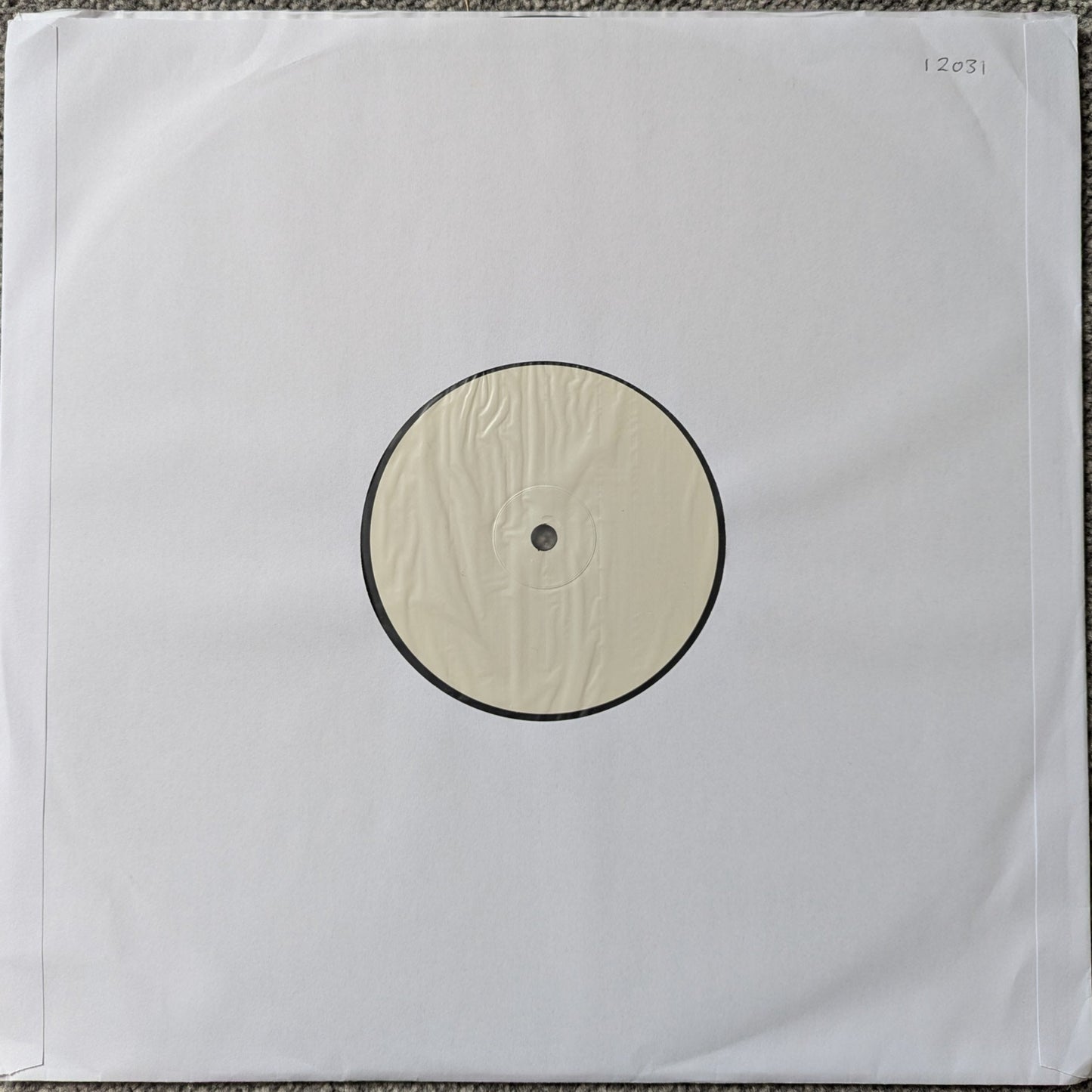 test press copy of Sonar's Ghost - In 'a Soul - 12" Black Vinyl release on 7th Storey Projects