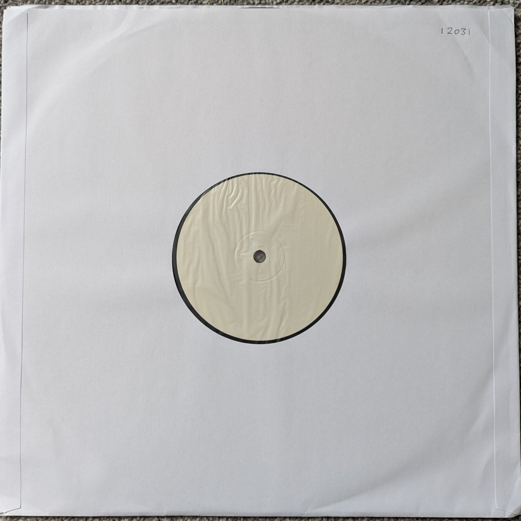 test press copy of Sonar's Ghost - In 'a Soul - 12" Black Vinyl release on 7th Storey Projects