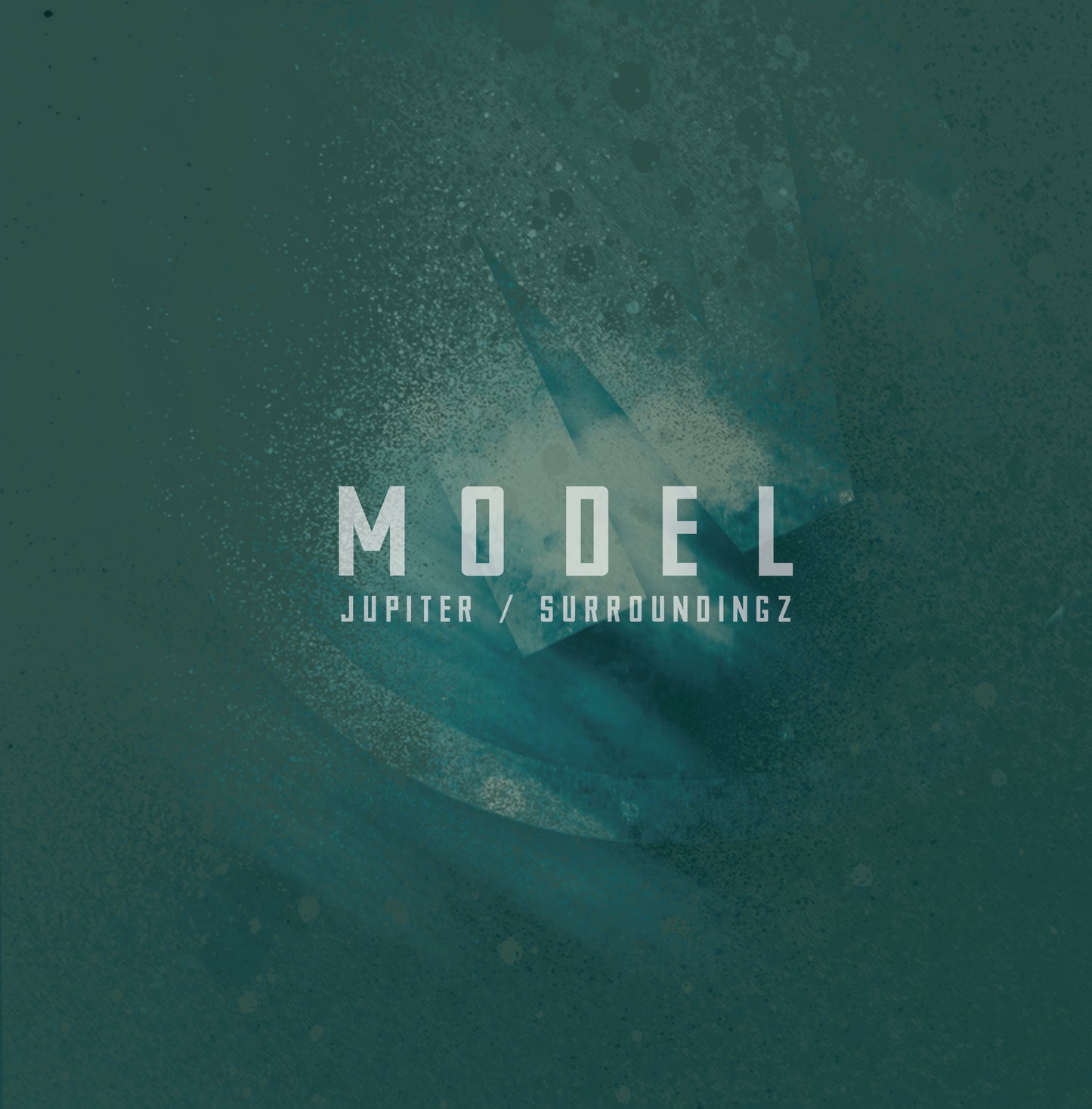 Cover art of Model - Jupiter / Surroundingz, 12-inch black vinyl release on 7th Storey Recollective