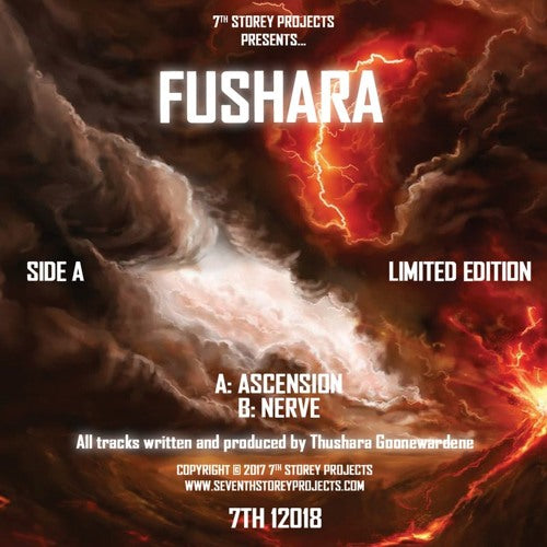 Label Art of From Fushara - Ascension / Nerve, limited edition 12" black vinyl release on 7th Storey Projects