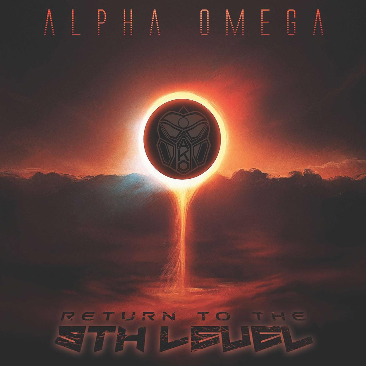 Cover art of Alpha Omega - Return To The 9th Level, double 12" black vinyl released on AKO Beatz