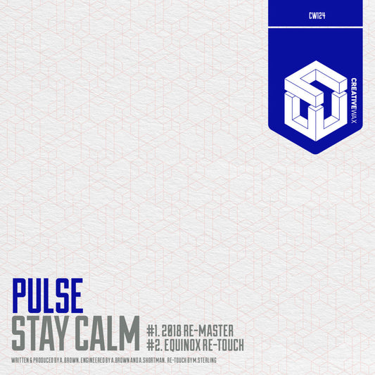 Cover art of Pulse - Stay Calm, 12" Blue & Yellow Split vinyl released on Creative Wax