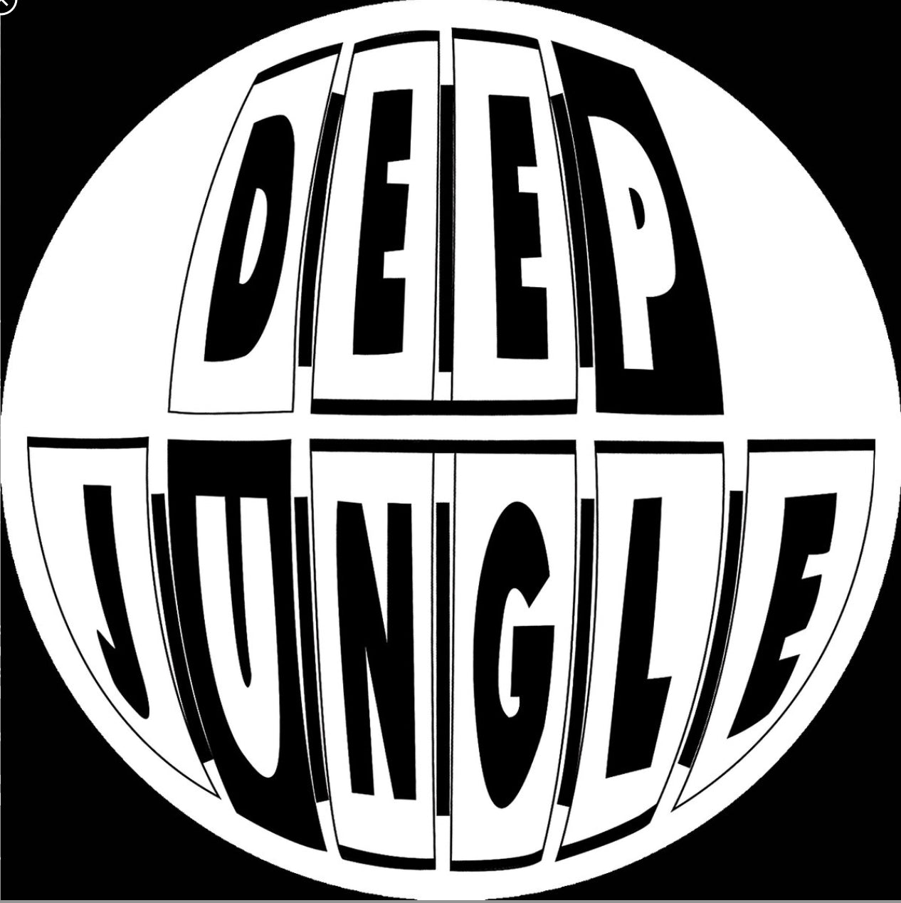 Logo Side Label Art of From DJ Trace & Ed Rush – Don Bad Man, limited edition 12-inch black vinyl release on Deep Jungle