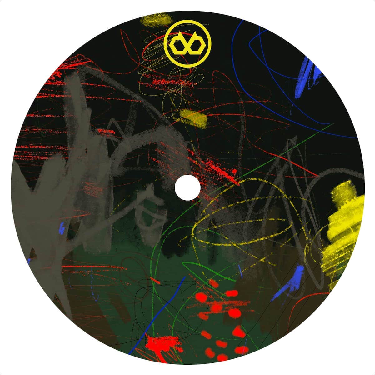 Label Art of Kiat Feat Digital – Nightingale EP, limited edition 12" black vinyl released on Defrostatica