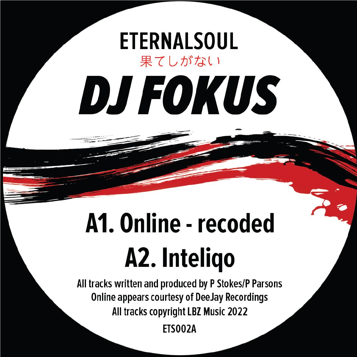Label art of Dj Fokus / Voyager - Echos EP - 12" vinyl release on Eternal Soul