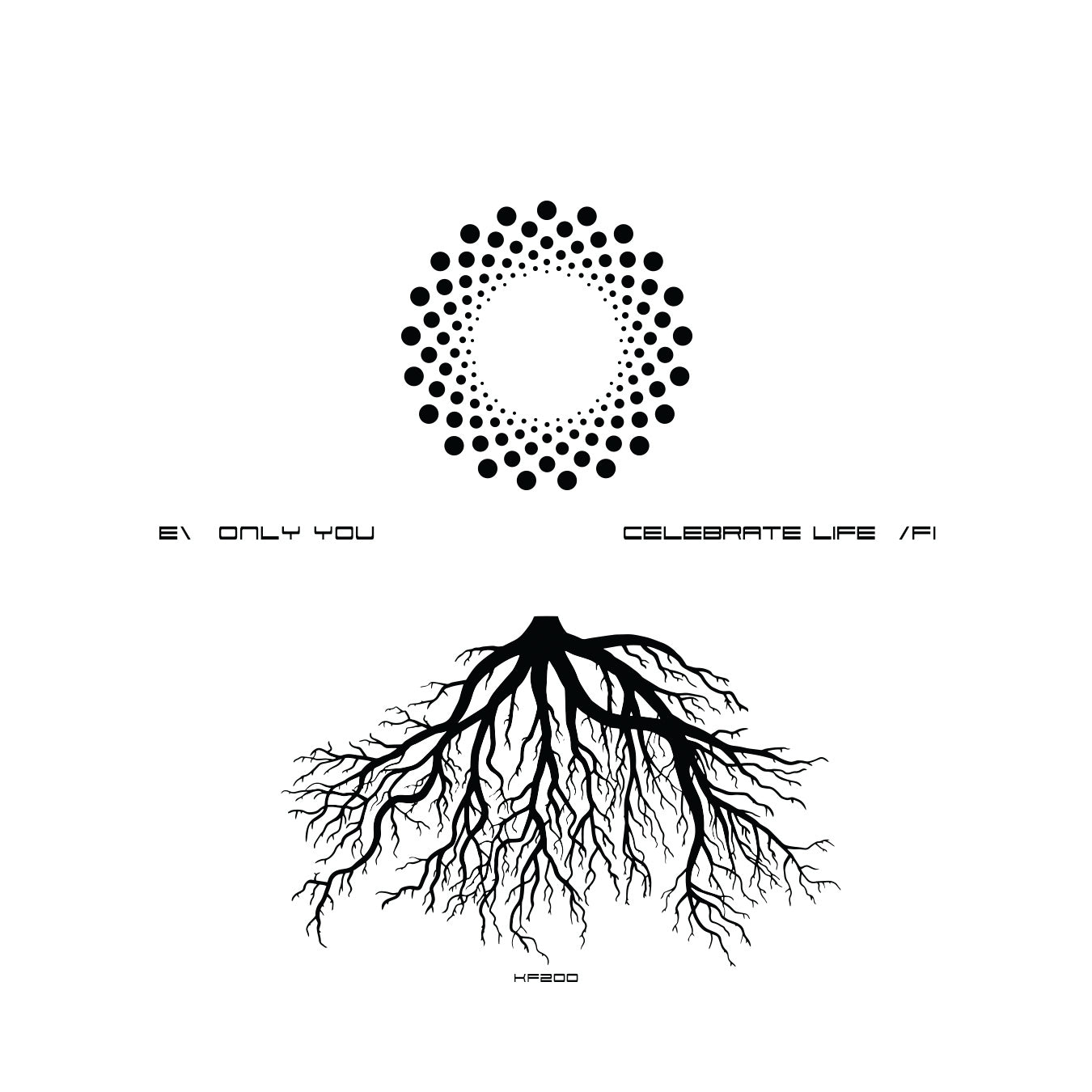 label art of Nookie - Only You, 12" vinyl release on Kniteforce Records