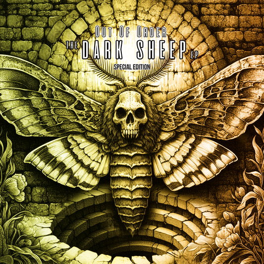 Cover art of Out Of Order - The Dark Sheep EP, 12-inch black vinyl release on Kniteforce Records