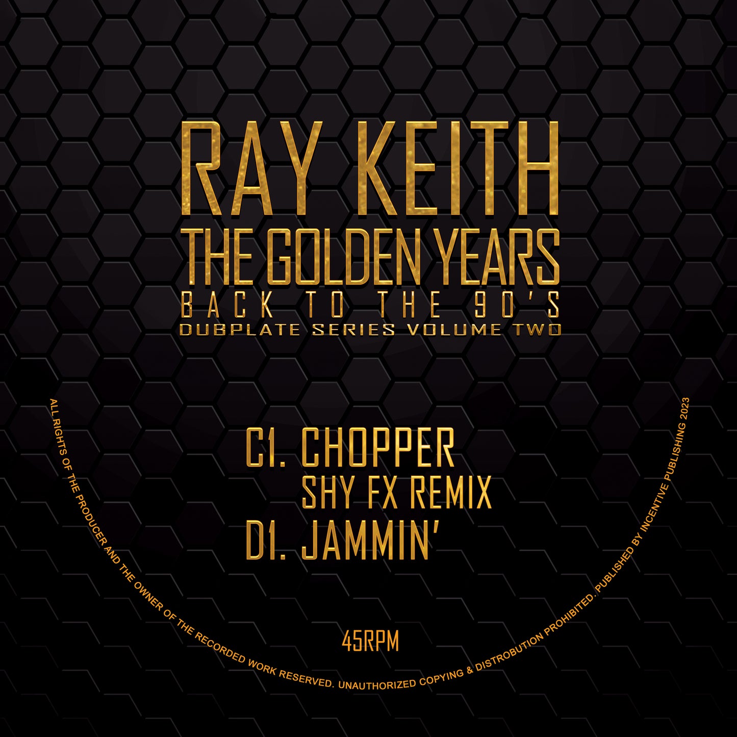 Label art for Ray Keith - The Chopper (Shy Fx Remix) / Jammin EP - 12" Vinyl release on Kniteforce Records