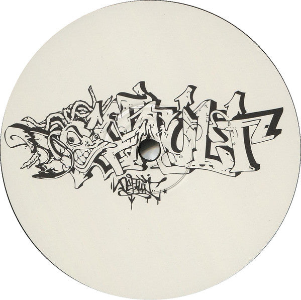 Label Art of Bman & Default – Something Freaky / System, limited edition 12" black vinyl released on Not On Label