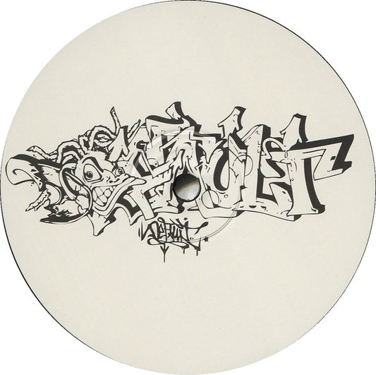 Label Art of Bman & Default – Something Freaky / System, limited edition 12" black vinyl released on Not On Label