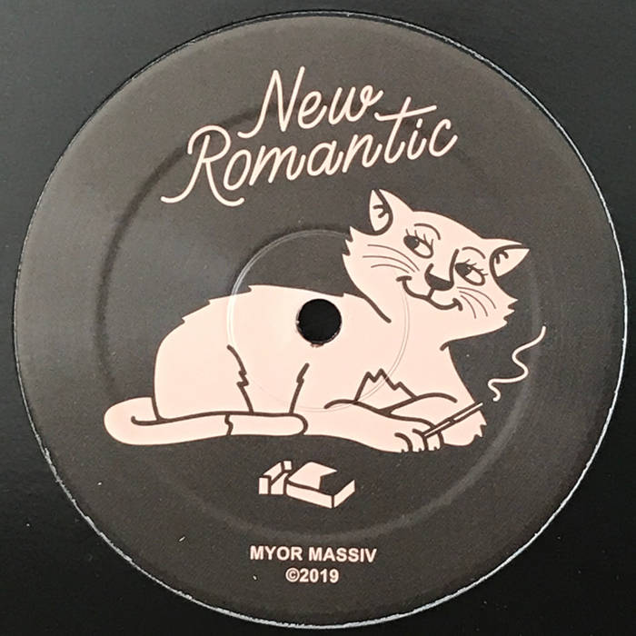 Label Art of Coco Bryce – New Romantic, limited edition 12" black vinyl released on Myor Massiv