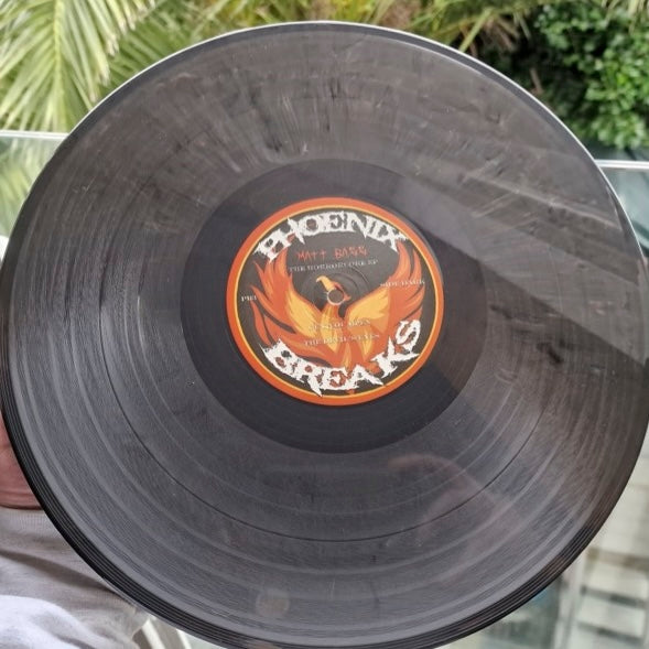 Matt Bass - Horrorcore EP on limited edition 12-inch Black Splatter Vinyl from Phoenix Breaks
