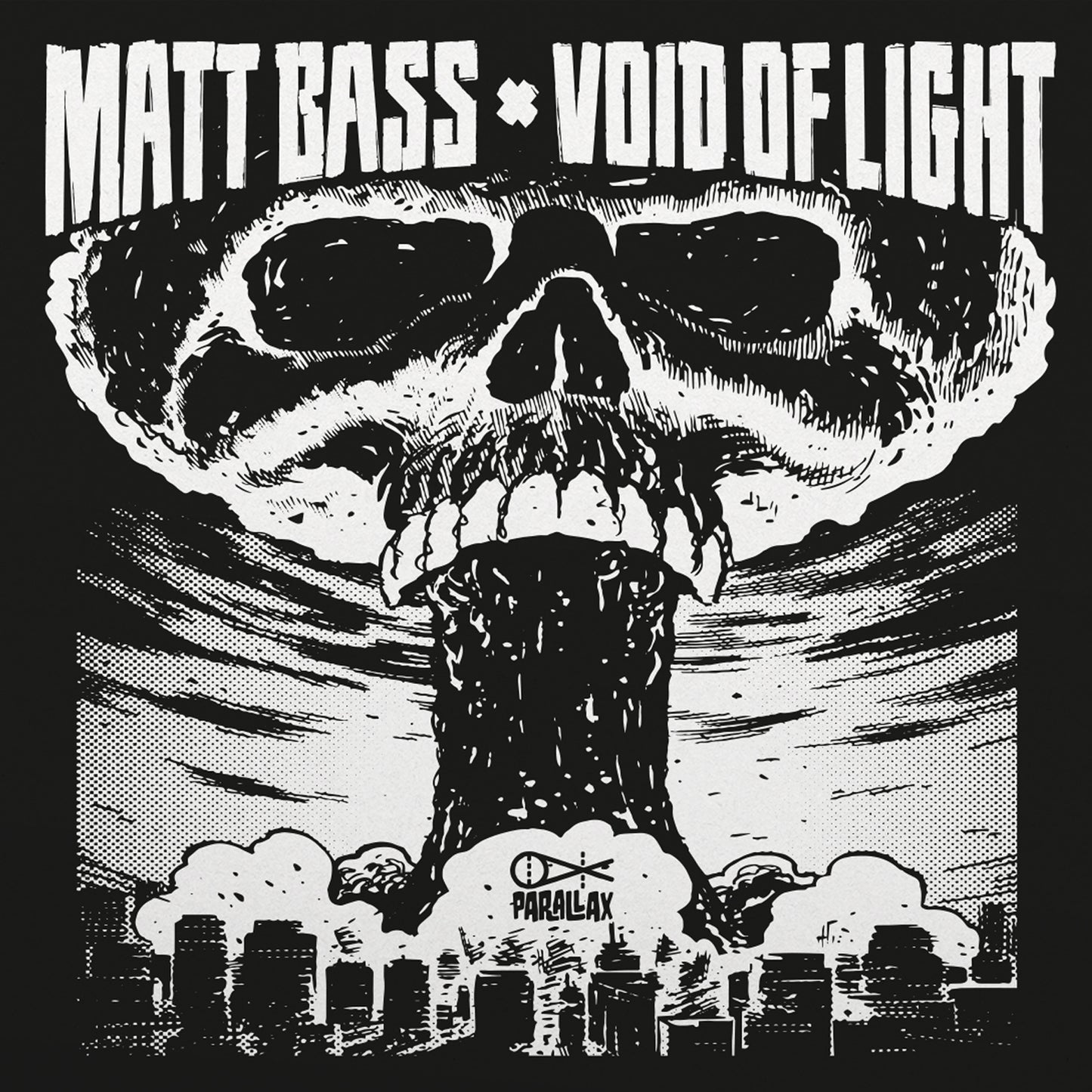 sleeve art of Matt Bass - Void Of Light - 12" Vinyl release on Parallax Recordings