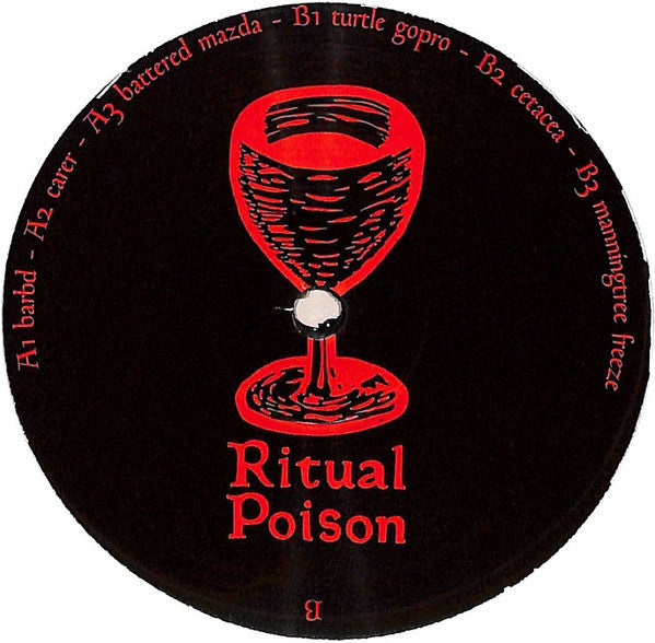 Label Art of Metro Zee - Metro Zee EP, limited edition 12" black vinyl released on Ritual Poison