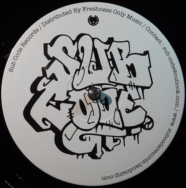 Label Art of Lavery – Informer People, limited edition 10" black vinyl released on Sub Code Records