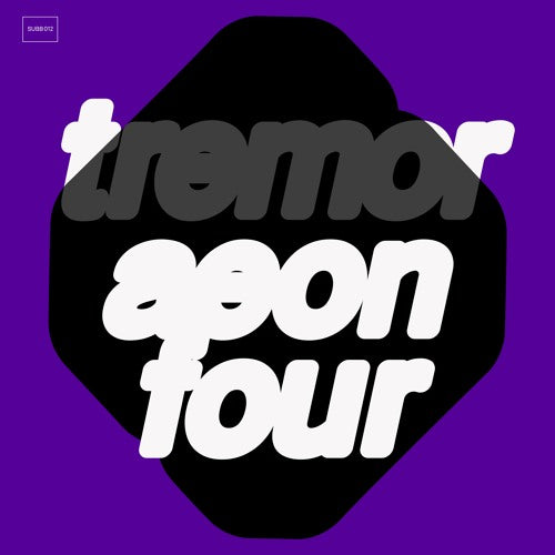 Cover art of Aeon Four – Tremor EP, 12" black vinyl release on Straight Up Breakbeat