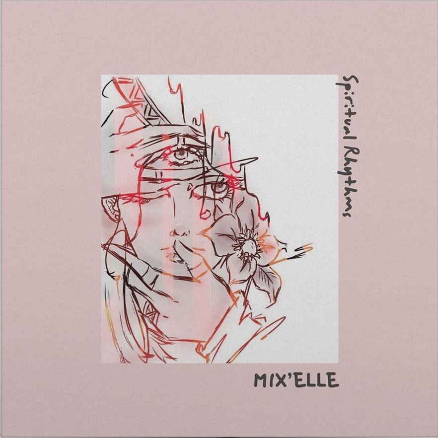 cover art for Mix'Elle - Spiritual Rhythms - 12" vinyl release on angel