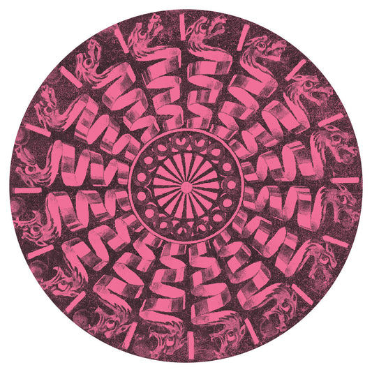 Label art of Percussive P - FR037, vinyl release on Future Retro London