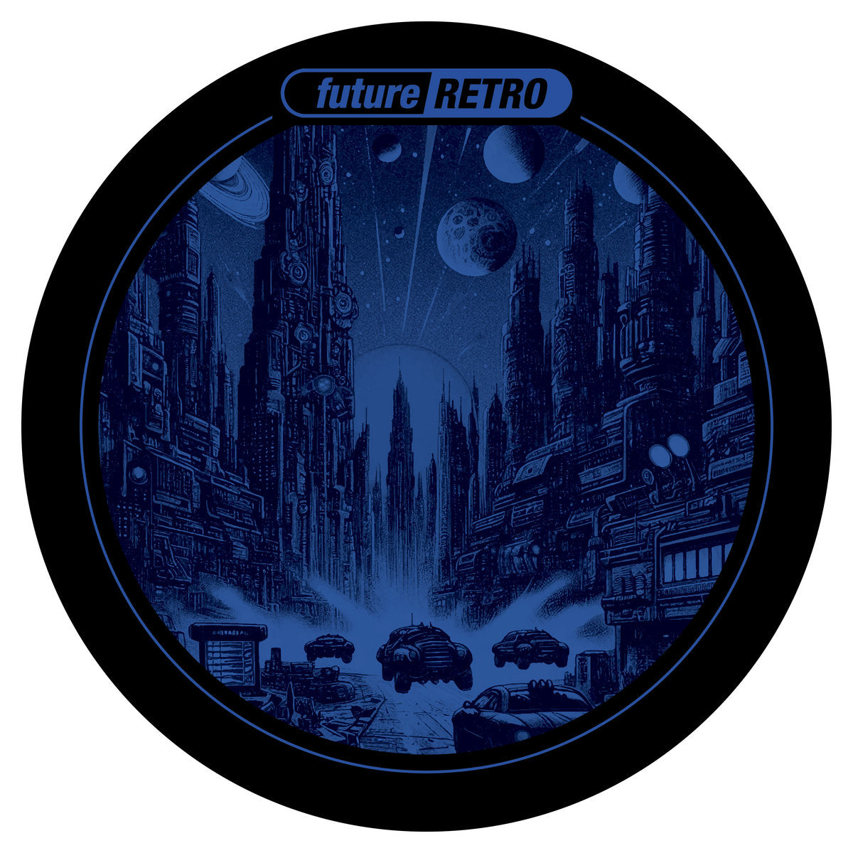label art of LQ & Kloke - FR042 w/ Equinox Remix - 10" vinyl release on Future Retro London