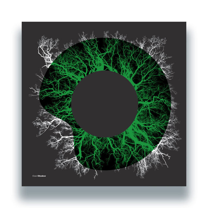 Cover art of Dom & Roland - Cold Summer / Full Moon, 12-inch black vinyl release on Over/Shadow