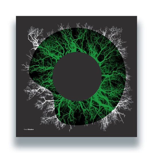 Cover art of Dom & Roland - Cold Summer / Full Moon, 12-inch black vinyl release on Over/Shadow
