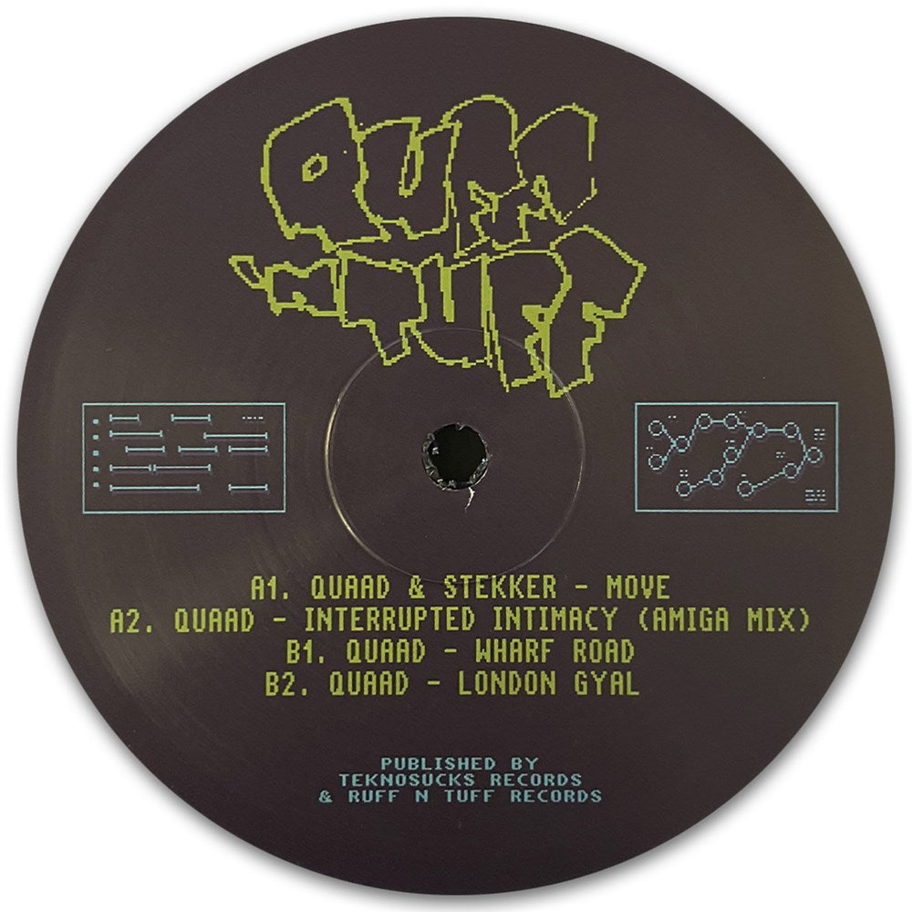 label art of Quaad - Ruff ‘N Tuff 05 - 12" vinyl release on Ruff 'n Tuff