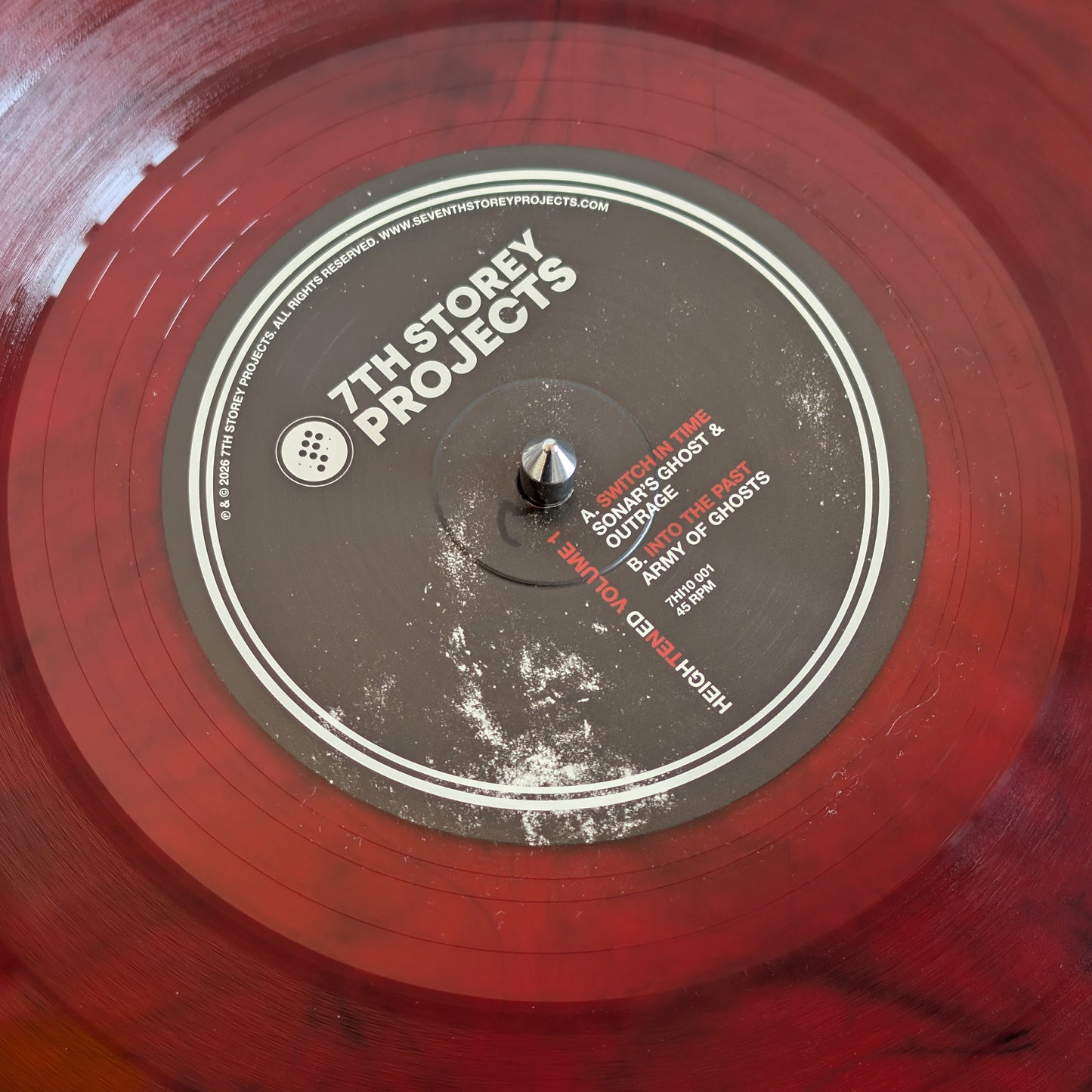 Sonar's Ghost & Outrage / Army Of Ghosts – Heightened Volume 1 – 10" Vinyl (Red/Black Smoke & Black Editions)