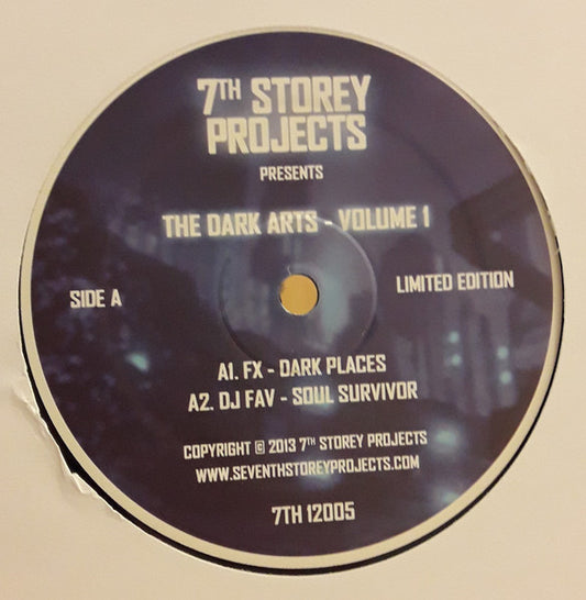 Various Artists - The Dark Arts Volume 1, limited edition 12" black vinyl release on 7th Storey Projects