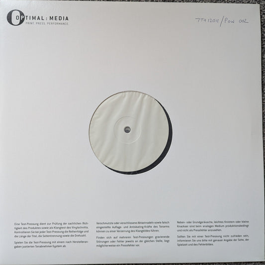 test press copy of The Matchstick Man / Fozbee & Cooz - 7 Track EP - 2x12" Vinyl joint release on 7th Storey Projects and Peace On Wax