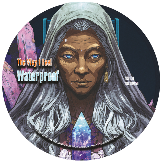 label art of The Last Ronin / Waterproof - Entertainer VIP / Way I Feel, 12" vinyl release on AKO Beatz
