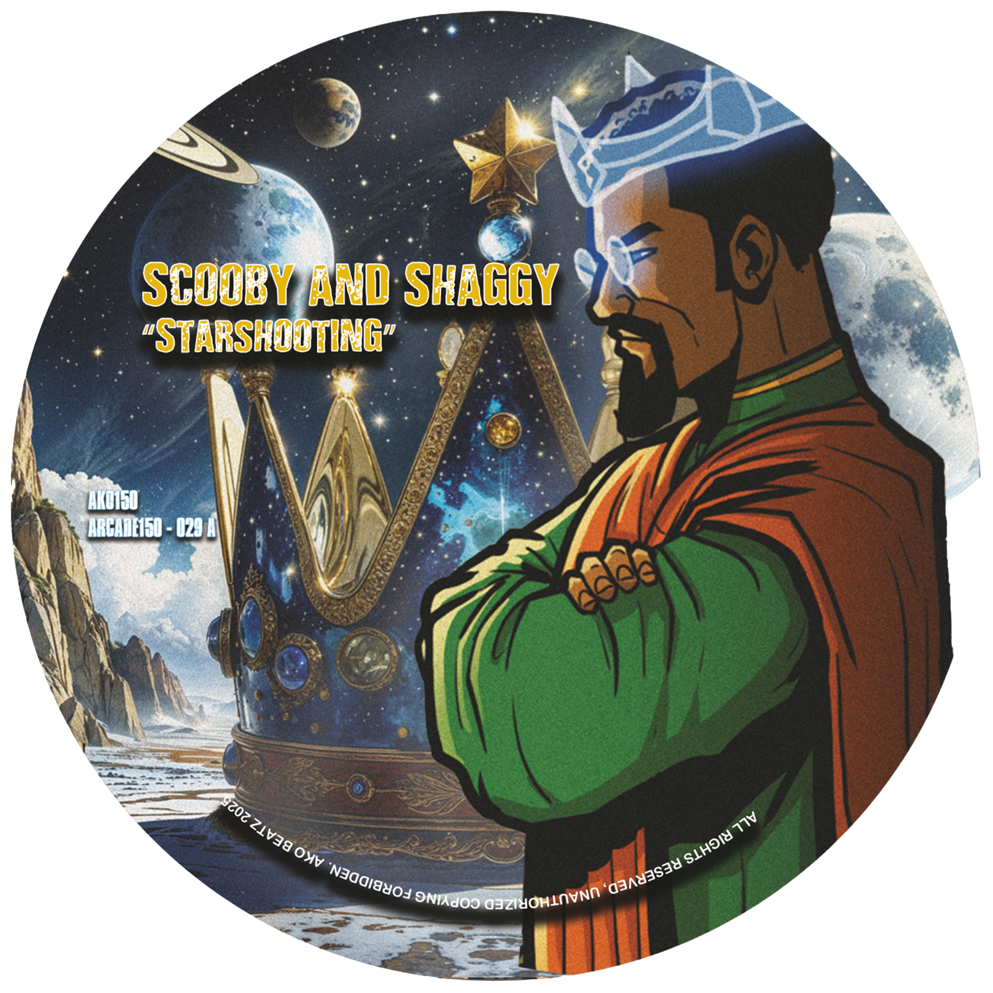 label art of Scooby & Shaggy / Wolf - Starshooting / Cold Mission 