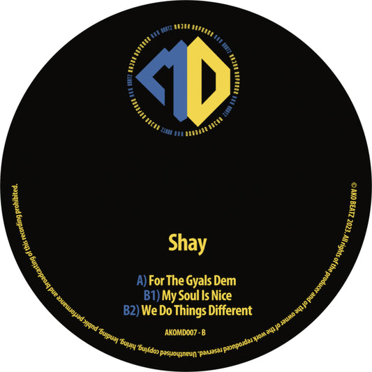 label art of Shay - My Soul Is Nice EP (Purple Smoke Colour Vinyl Edition)