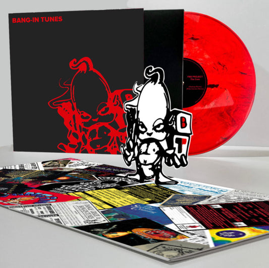 Cover and viny of FBD Project - The Remixes 2025 2 x 12" Red Smoked Vinyl with Pop Up Sleeve, from Bang-In Tunes