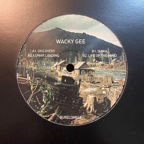 Label Art of Wacky Gee - Discovery EP, limited edition 12" black vinyl released on Burelom Music