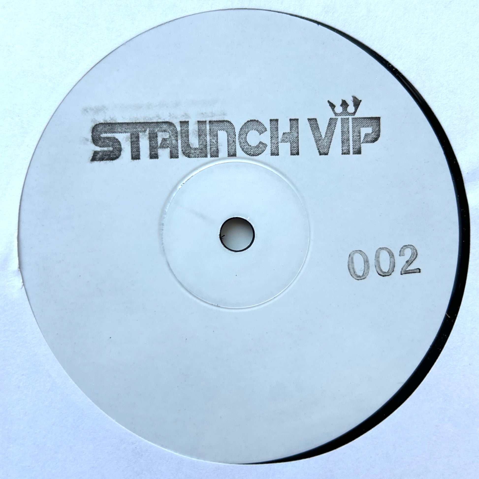Label art of Staunch VIP - Babylon Bless, 12" black vinyl release on Staunch VIP