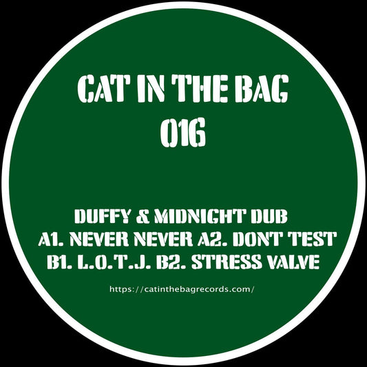 label art of Duffy & Midnight Dubs - Cat In The Bag 016 - 12" vinyl release