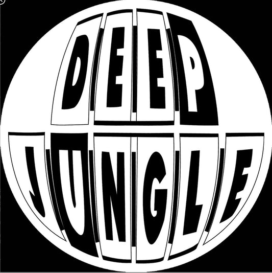 Logo Side Label Art of From DJ Trace & Ed Rush – Don Bad Man, limited edition 12-inch black vinyl release on Deep Jungle