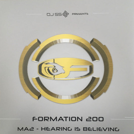 sleeve art of MA2 - Formation 200 - Hearing Is Believing - vinyl release on Formation Records