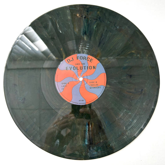 DJ Force & The Evolution - Lost It EP on limited edition 12-inch green marbled vinyl from Kniteforce Records