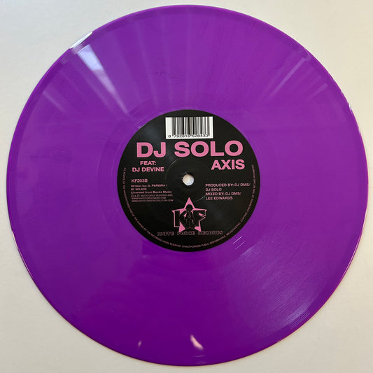 DJ Solo - Darkage / Axis - 10" purple vinyl release on Kniteforce Records
