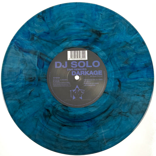 Dj Solo - Darkage / Axis (Original DMS Remixes) (Limited Edition Smoked Blue Version) - vinyl release on Kniteforce Records