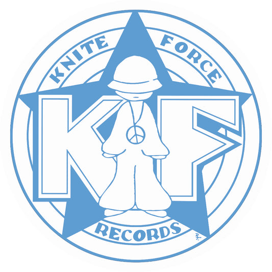 Logo Side Label Art of From EPS – Follow Your Leader, limited edition 12-inch black vinyl release on Kniteforce Records
