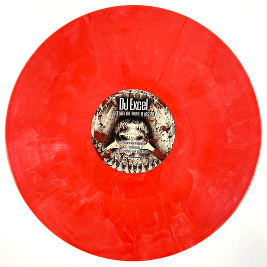 Dj Excel - Just When You Thought It Was Safe (Remastered) - 2 x 12" red vinyl release on Kniteforce Records