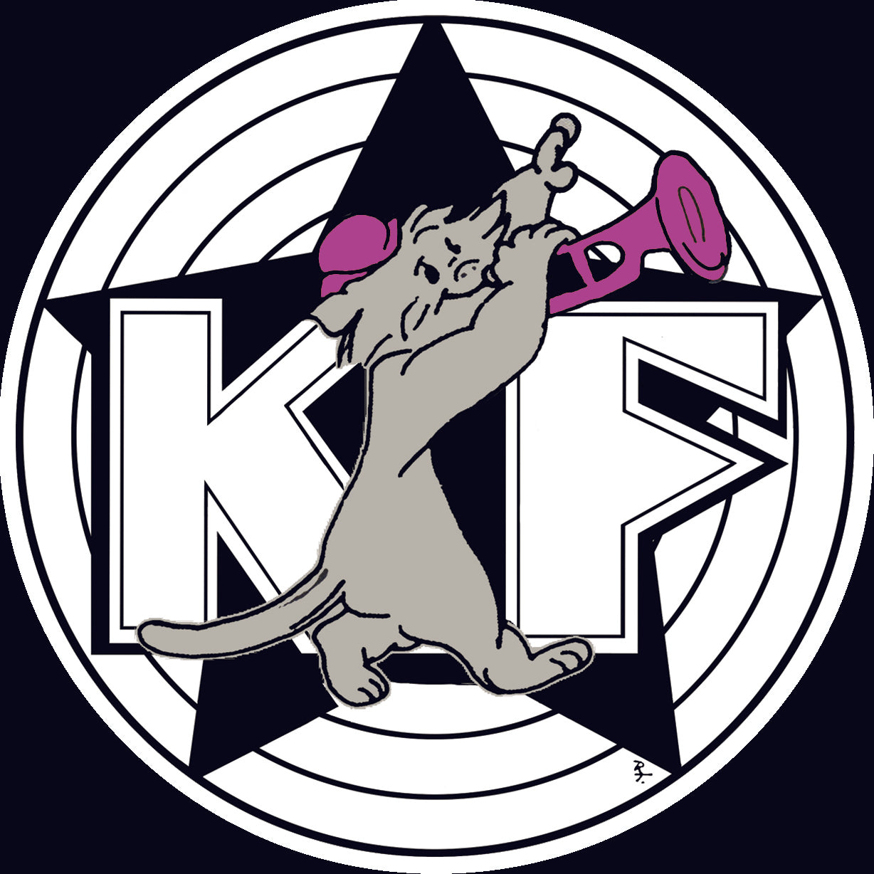 Logo side Label Art of From The Man Like The Pennywise – Suspension Of Disbelief / Mystery , 12-inch black vinyl release on Kniteforce Records