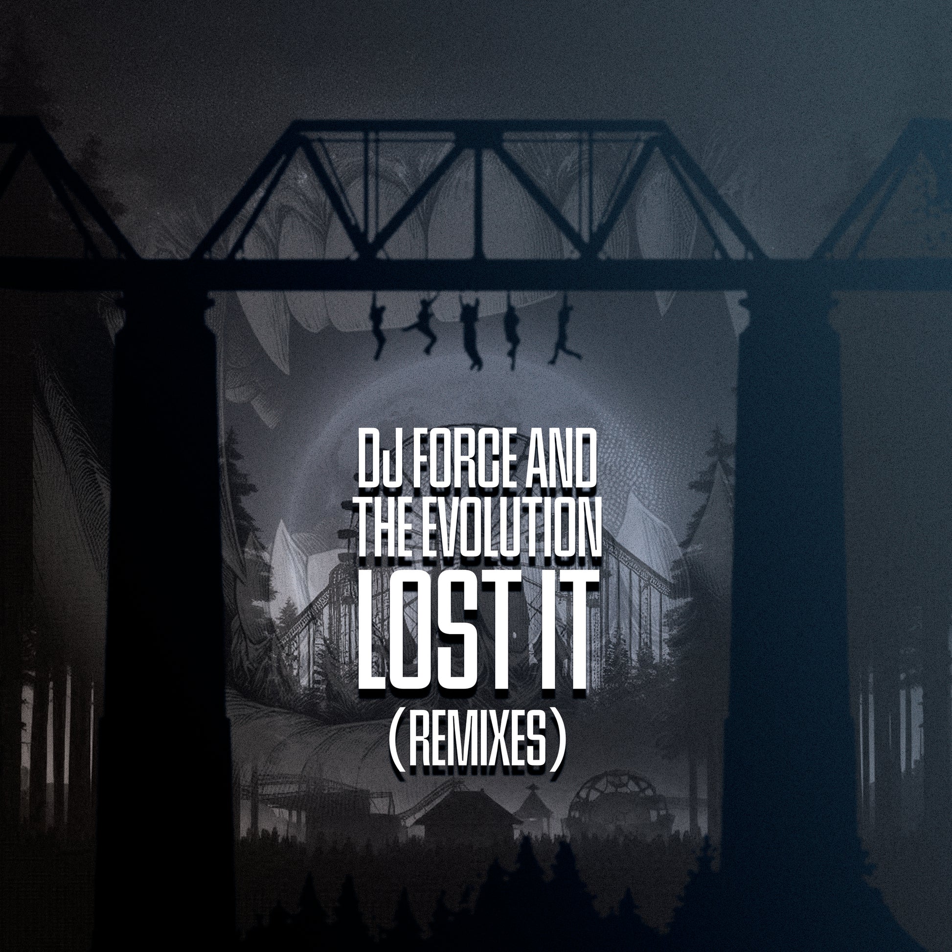 cover art of DJ Force & The Evolution - Lost It EP (Remixes) - 12" vinyl release on Kniteforce Records