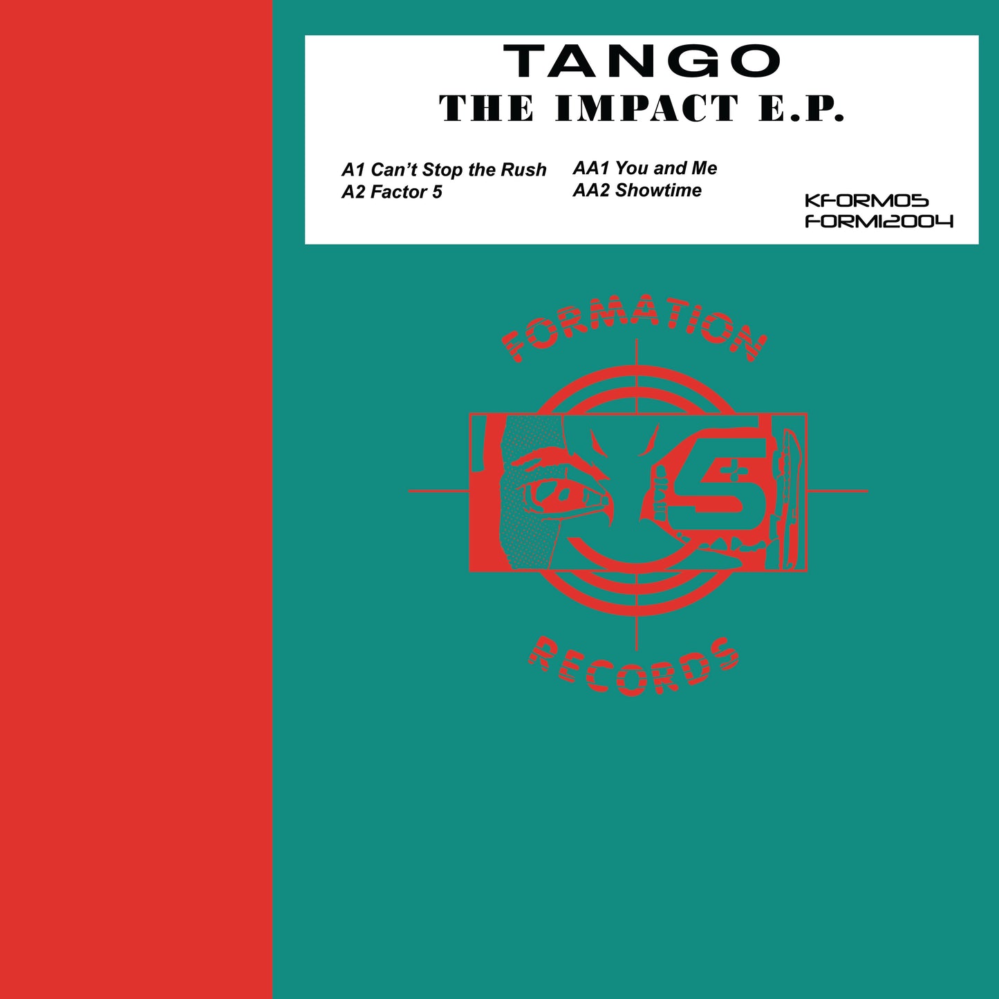 cover art of Tango - The Impact EP, 12" vinyl release on Formation records / Kniteforce Records