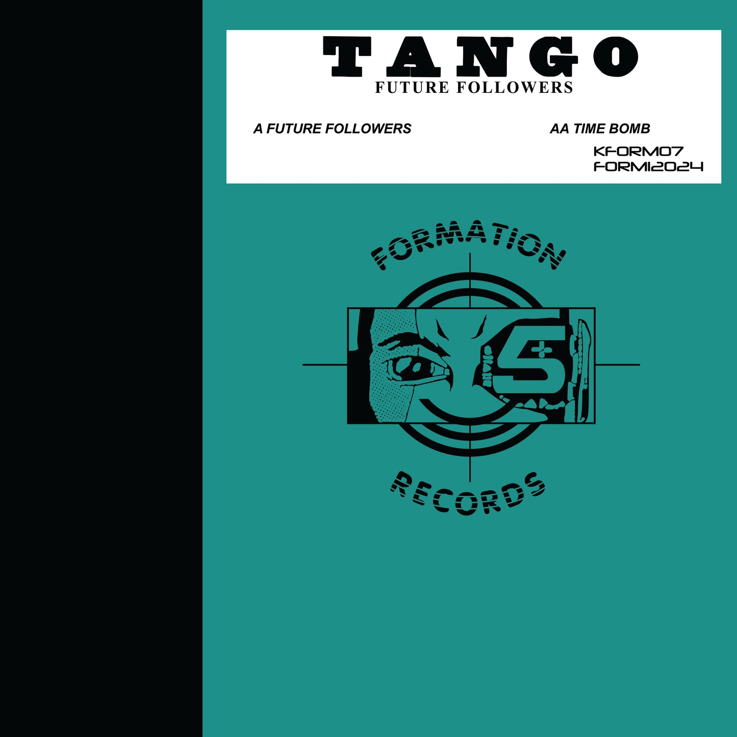 Album cover with 'Tango' and 'Formation Records' branding on a green background