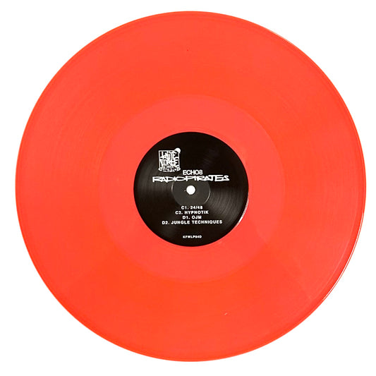 Echo 8 - Radio Pirates - 2 x 12" Clear Orange Vinyl