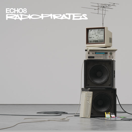 Echo 8 - Radio Pirates - 2 x 12" Clear Orange Vinyl