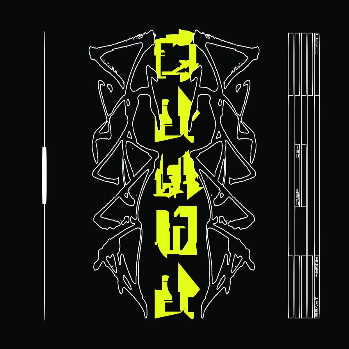 Cover art of Cesco - Angry Waves EP, 12" black vinyl released on 1985 Music